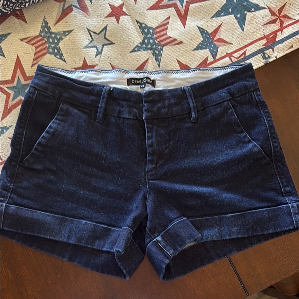 Dear John Women's Navy Jean Shorts